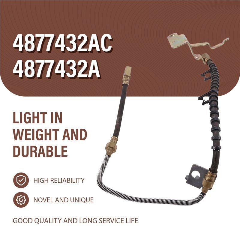 For Dodge Grand Caravan For Town& Country Rear Brake Hose 4877432AC 4877432A For Grand Voyager 2005-