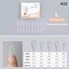 100Pcs/Box Matte Fake Nails No Polishing Press On False Nails Medium Short Design High Matt Soft Gel Nail Tips For Extension