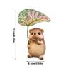 Realistic Hedgehog Statue Handcrafted Look Garden Animal Statue  Yard Landscaping