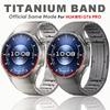 Originele Luxe Titanium Band Zonder Kieren voor Huawei Watch GT 6 Pro Metalen Armband voor Huawei Watch GT6 Pro Gespecialiseerde Horlogeband