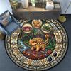 Royal Dinosaur Kingdom Round Area Rug Under Office Chairs Bedroom Living Room Home Decor