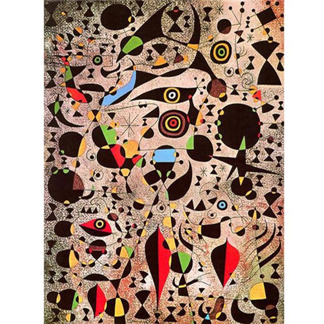 Joan Miro Surrealismus Umělecké Plakáty a Reprodukce Obrazy na plátně Obrazy na zeď Moderní Abstraktní Dekorativní Home Decor Bez rámu