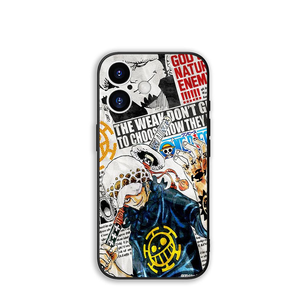 Phone Cover Trafalgar D Water Law Luffy One Piece for Apple iPhone 16 15 14 Plus 13 12 Mini 17 Pro Max + ProMax 16E Air 15+ Case