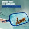Swimming Pool Leaf Skimmer Net with Solid Plastic Frame Heavy Duty Spas Hot Tubs Fountains Fine Mesh Cleaning Net Pool Accessories