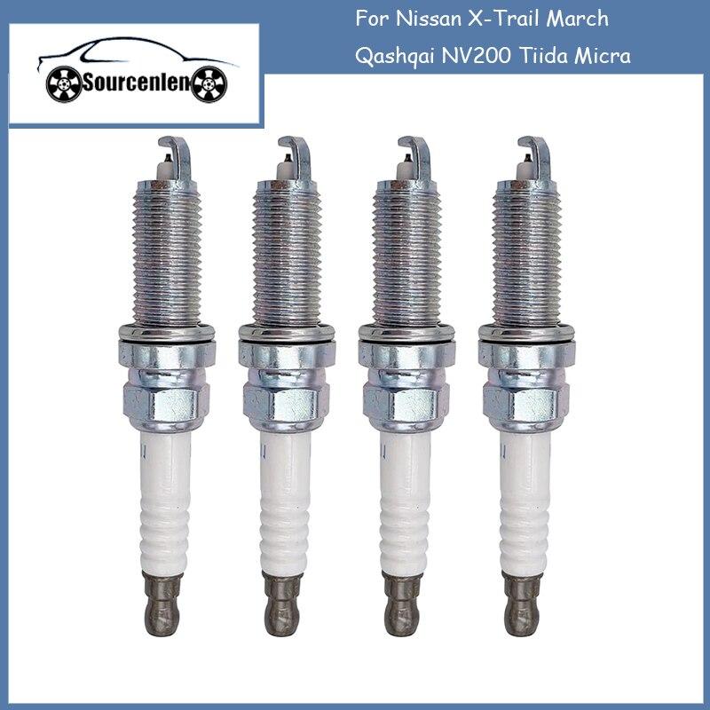Buy 4pcs PLZKAR6A11 5118 Iridium Spark Plugs for Nissan XTrail March