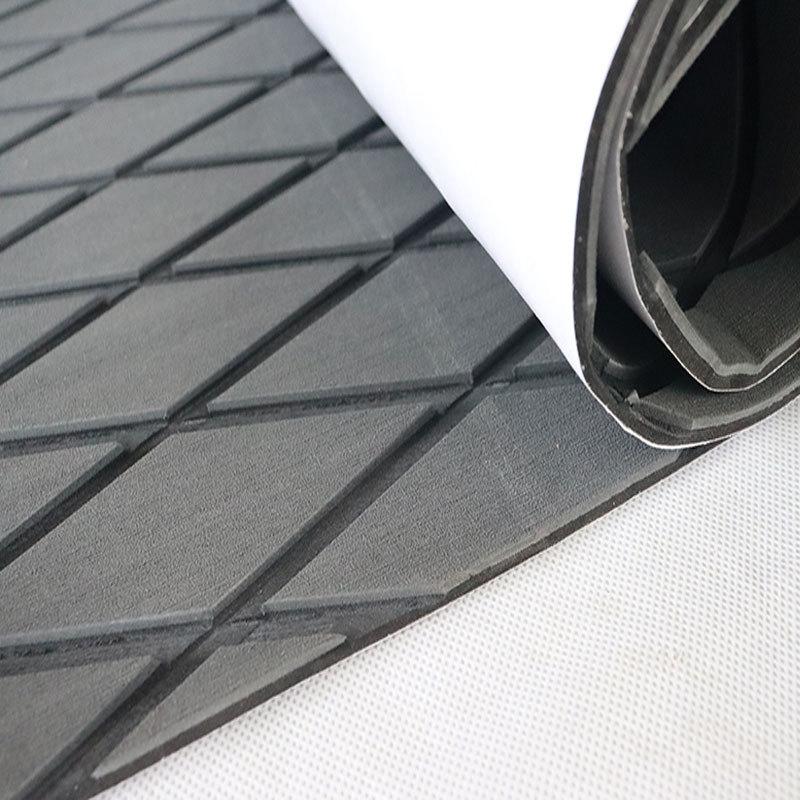 2400x450mm EVA Foam Floor Mat for Marine Boat Yacht RV Self Adhesive Foam Teak Deck Sheet Boat Synthetic Foam Floor Mat Carpet
