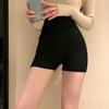 Autumn And Winter Comfortable Anti-glow Shorts Knitted Fall And Winter High Waist Simple Solid Color Bottoming Safety Pants