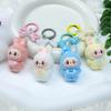 Flocking Bunny Pendant DIY Jewelry Resin Accessories Ornament Keychain Cute Grain Blind Bag Accessories