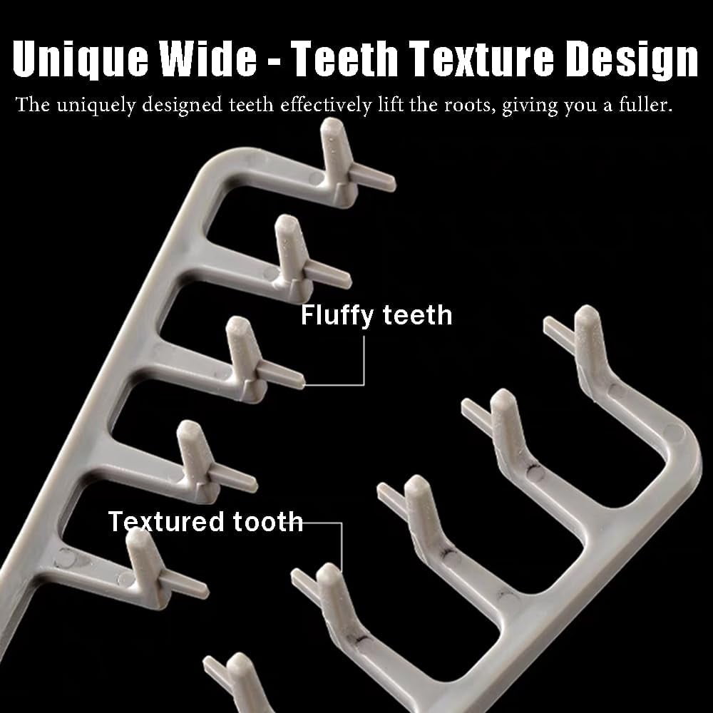 Styling Comb With Texture, Large Tooth Comb For Volume And Care, Volume For The Hair With Bangs