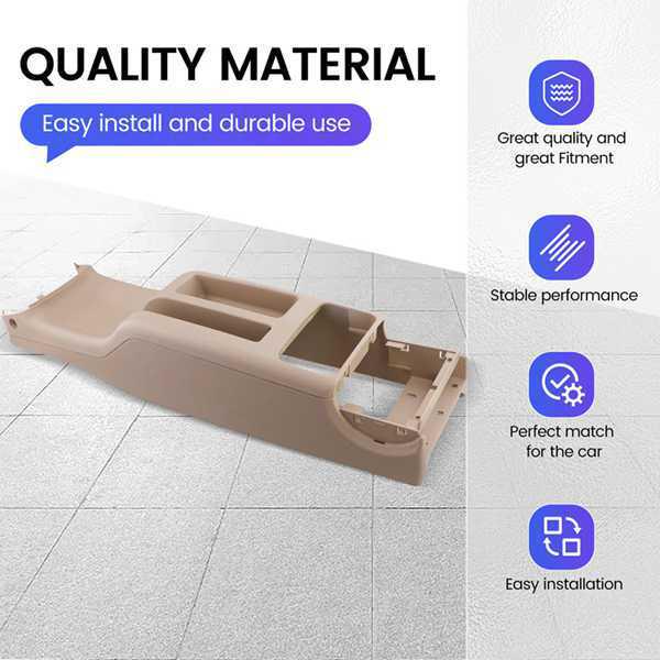 Beige Rear Center Console Cup Holder for Volkswagen Jetta Golf Mk4 - 1J0863323N