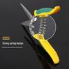Stainless Steel Electric Shears, Industrial Grade for Sheet Metal, Aluminum Panels, and Wire Ducts - Available in 7" and 8" Sizes.
