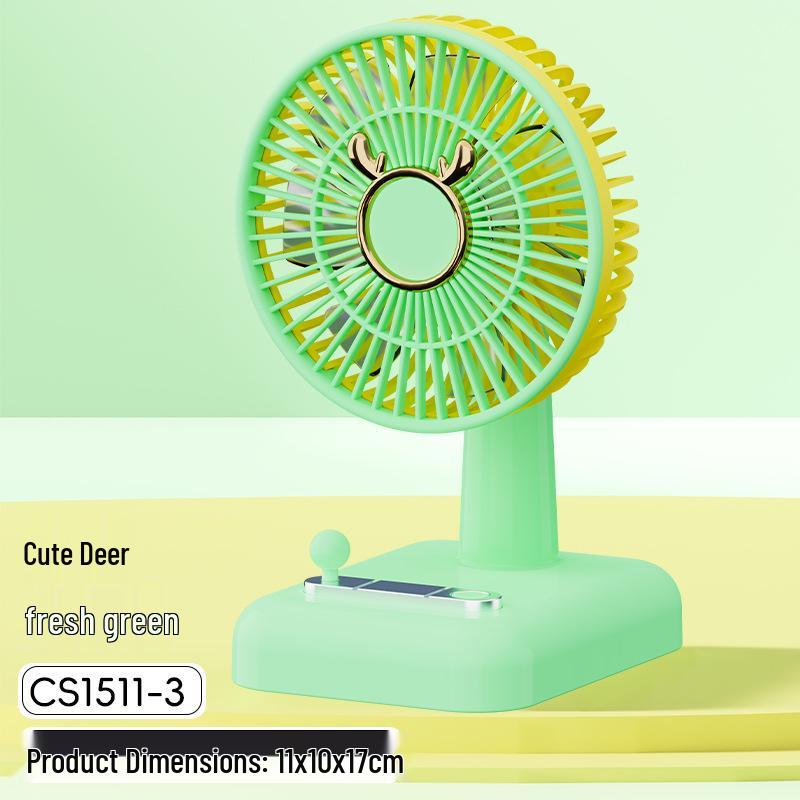 USB Rechargeable Mini Desk Fan - Portable for Dorms and Offices