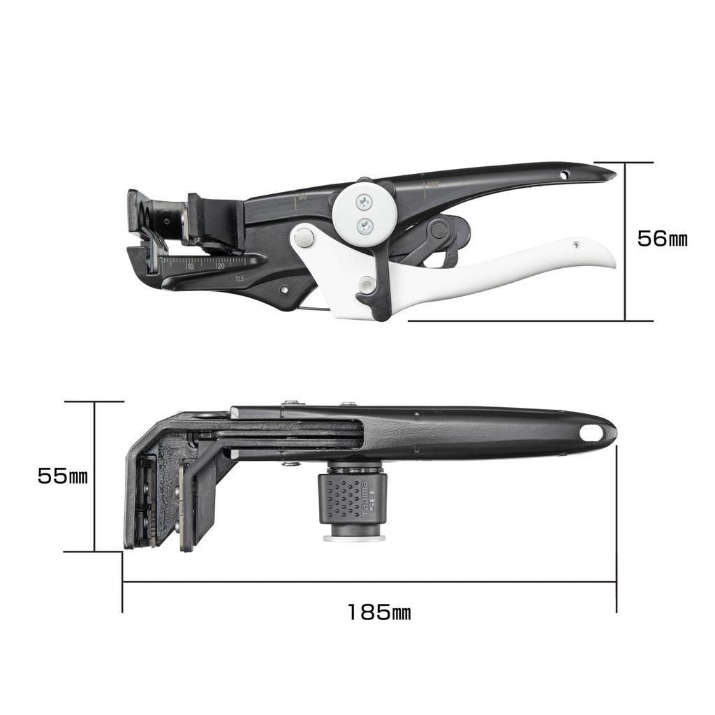 TAJIMA Sef System Sef VA Abisolierzange Fujiya Zusammenarbeit Wird mit einem Sef-Haken geliefert und kann um die Taille getragen werden Schält VA-Drähte einfach durch
