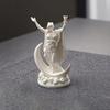 3D Printed Greek Goddess Figurine, Crescent Goddess Statue, Resin Sculpture Ornaments for Home Office Desktop Bookshelf Decorations