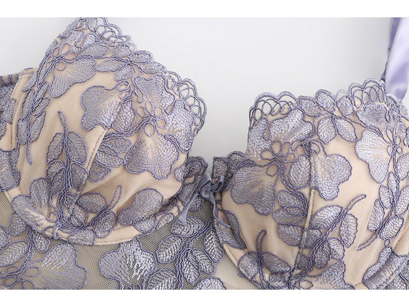 French Lace Fishbone Corset: Sexy Embroidered Camisole with Thin Bra Cups for Women