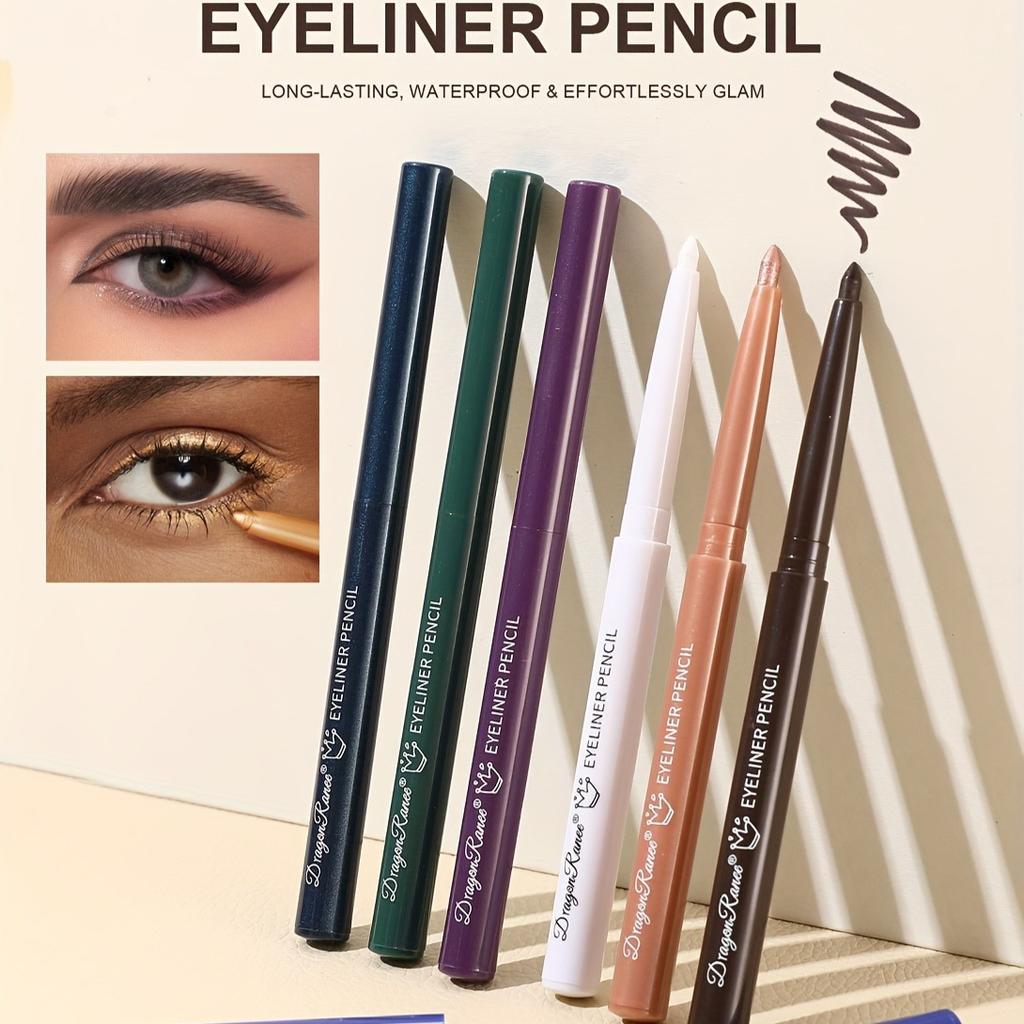 Schnelltrocknender, Geschmeidiger und Wasserfester Bunter Eyeliner Stift. Setzt in Einem Zug. Ein Muss für Anfänger.