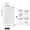 2300Ml Airtight Laundry Detergent Powder Storage Box Container with Lids Grain Storage Jar Bleach Storage Container with Labels