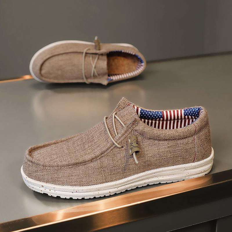 High Quality Men's Mesh Loafers Autumn Mens Vulcanized Shoes Breathable Lightweight Hiking Outdoor Sports Shoes Zapatos Casuales