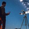 WiFi Telescope Camera Eyepiece 2.8in Display Wireless Electronic 1080P Video Recording for Astrophotography Bird Watching
