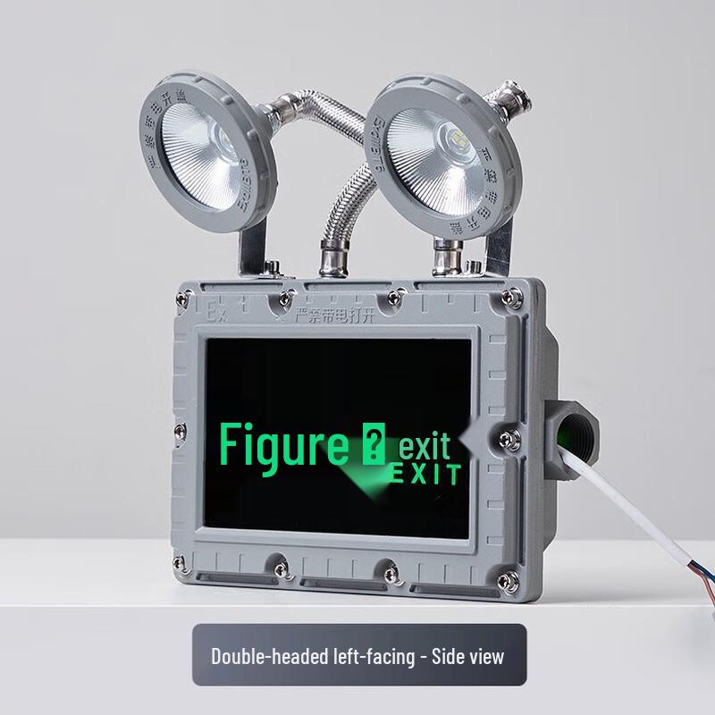 Linpan Explosion-Proof Dual-Head Emergency Evacuation Sign Light