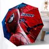 1PC SpiderMan Custom Name Automatic Open/Close, 8-Rib Durable Frame Compact Travel Umbrella for Men & Women D1222007