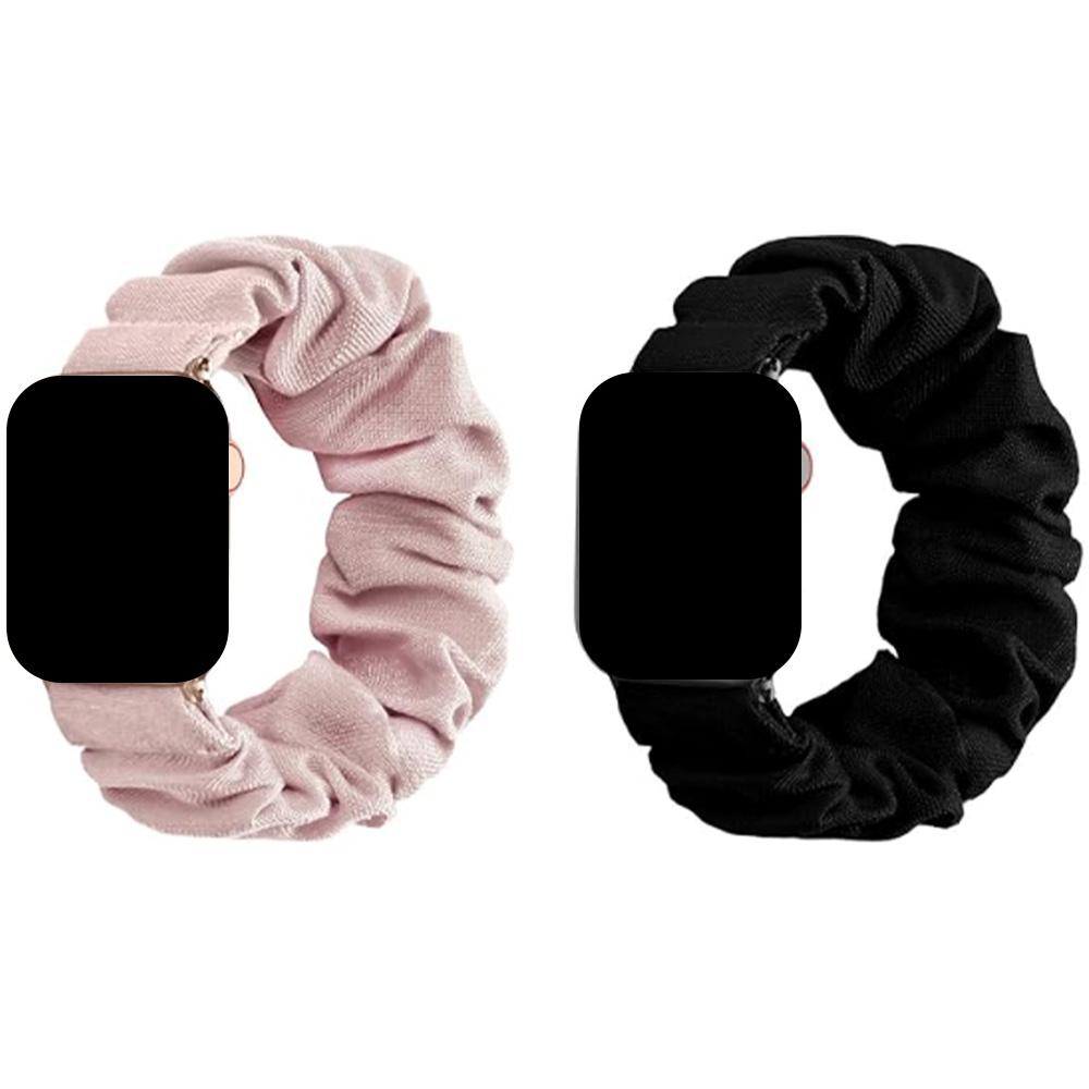 

2 шт. женский ремешок 42 мм 44 мм 45 мм тканевый мягкий тканевый ремешок, подходит для iWatch Series 10 9 8 7 6 5 4 3 2 1 SE 42mm 44mm 45mm