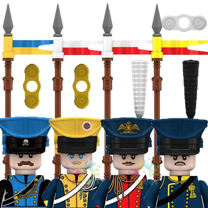 Дитячі Іграшки Наполеонівська Кавалерія Будівельні Блоки Військовий Кінь Сідло Солдати Міні Фігурки Іграшки Для Дітей Різдвяні Подарунки