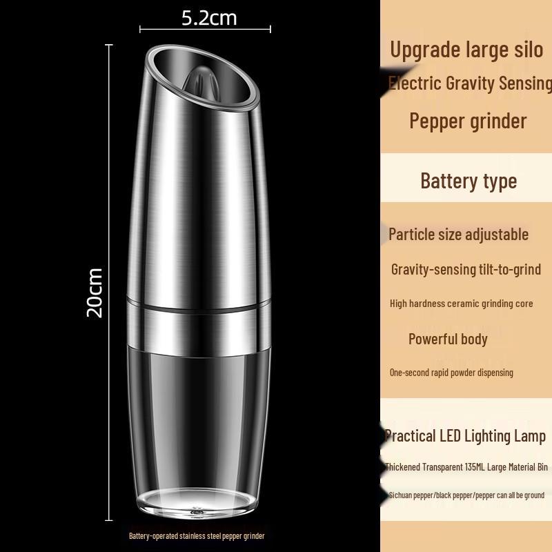 Zhaoran Electric Stainless Steel Pepper/Spice Grinder