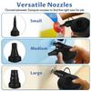 Portable Air Pump with 2000mAh Battery USB Rechargeable To Inflate Deflate for Pool Floats, Air Bed, Vacuum Storage Bags