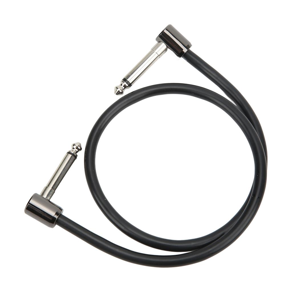 FC‑20 Effects Cable Right Angle Connector Acoustic Guitar Patch Pedal Cord Audio Accessory 50CM