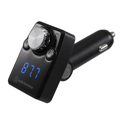 Audio-Technica AT-FMR3BT BK Bluetooth FM-zender, Geïntegreerd 141ch, Smartphone opladen, Tablet opladen, USB, Zwart