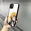 Denki K-Kaminari Phone Case For Iphone 17 16 15 14 13 12 Pro Max Xr Air Plus Skin Feel Black Hard Shell Cover