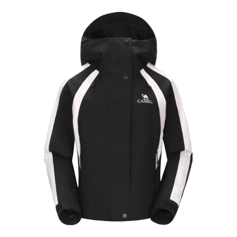 

CAMEL Women s Short 3-in-1 Color-Block Outdoor Jacket 2XL