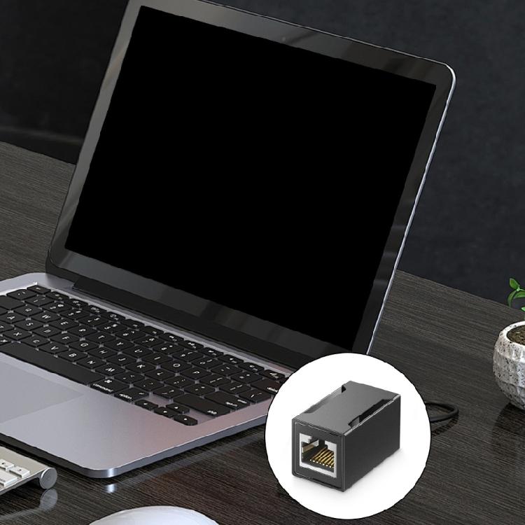 PVC RJ45 Coupler Ethernet Extender Female to Female Offering Highly Speed Transmission and Environmental Friendliness