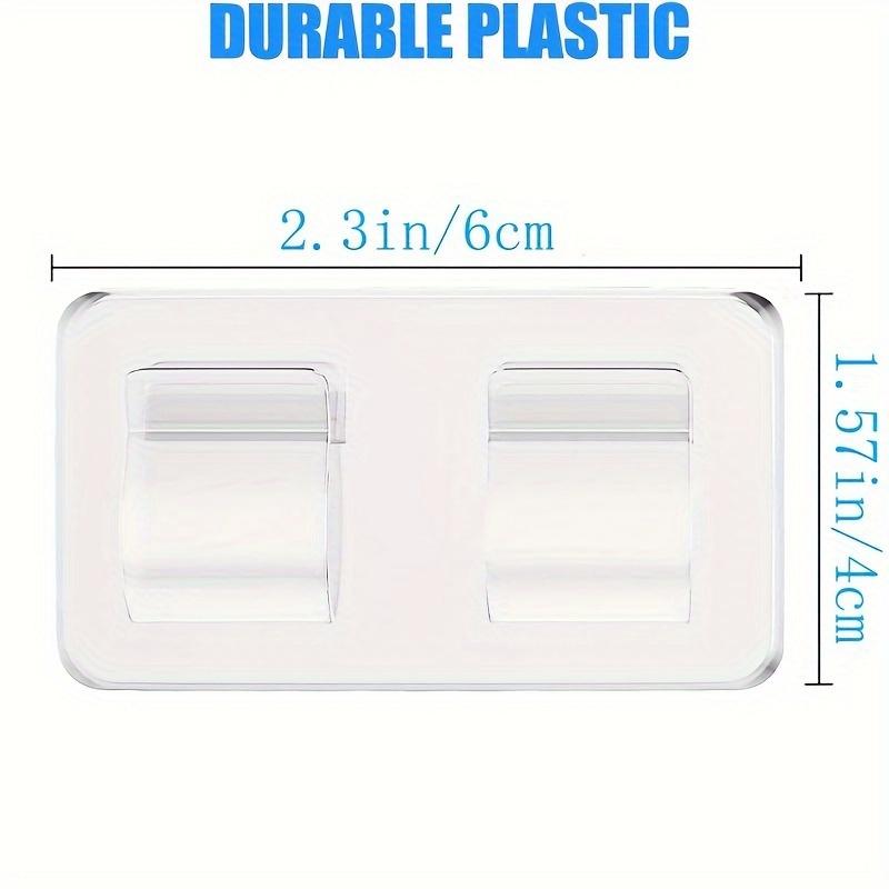 4/10pcs Hooks for Outdoor String Lights - Durable, Clear Self-Adhesive Clips for Christmas Light Hanging & Cable Management