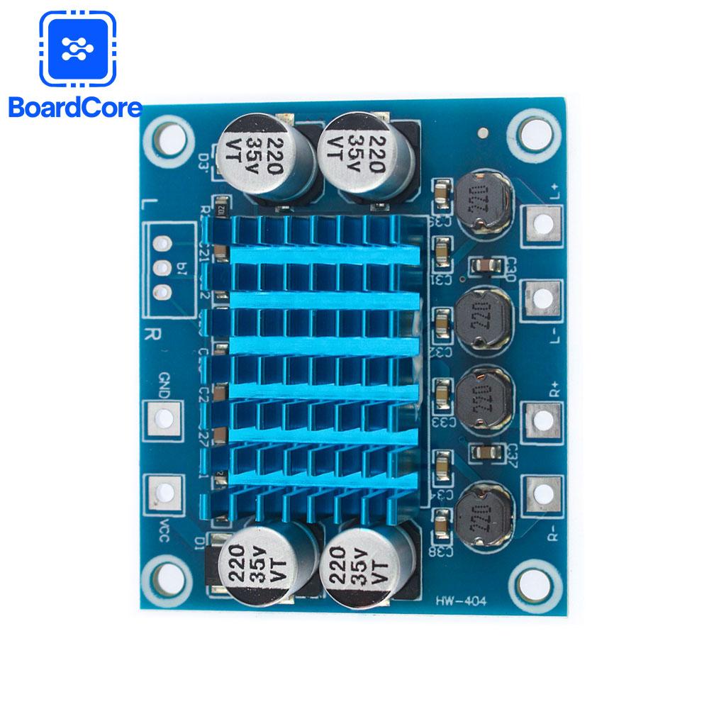 1-5pcs XH-A232 Amplifier Power Supply DC 8-26V 30W*2 2.0 Channel Digital Stereo Audio Power Amplifier Board TPA3110 for Arduino