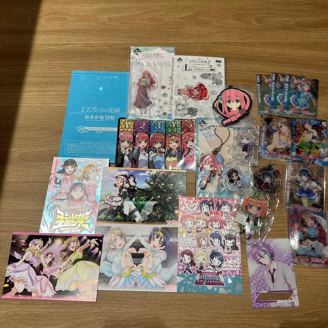 Used The Quintessential Quintuplets Love Live Character Goods Bulk Sale