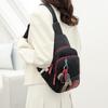 Oxford Chest Bag Women's Retro Travel Small Back Pack