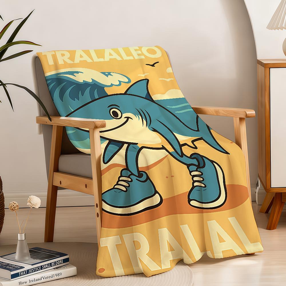 I-ItalianS-ES B-BrainrotS-ES Blanket Throw Super Cosy Plush Living Room Sofa Couch Childish Birthday Gifts