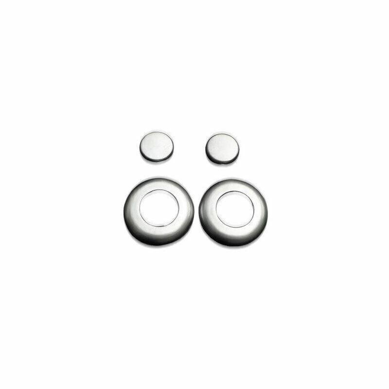 Silver Aluminum Seat Headrest Button Frame Cover Trim For Benz GLE GLS 2016-2019