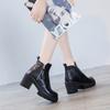 Martin Boots Inner Height Increase Autumn and Winter New British Style Shoes Platform High Heel Casual Shoes Short Boots Tide