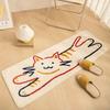 Cartoon Cat Carpet for Long Bedside Blanket for Bedrooms Corridor Floor Mat Home Decoration Rugs for Bedroom Carpets Living Room