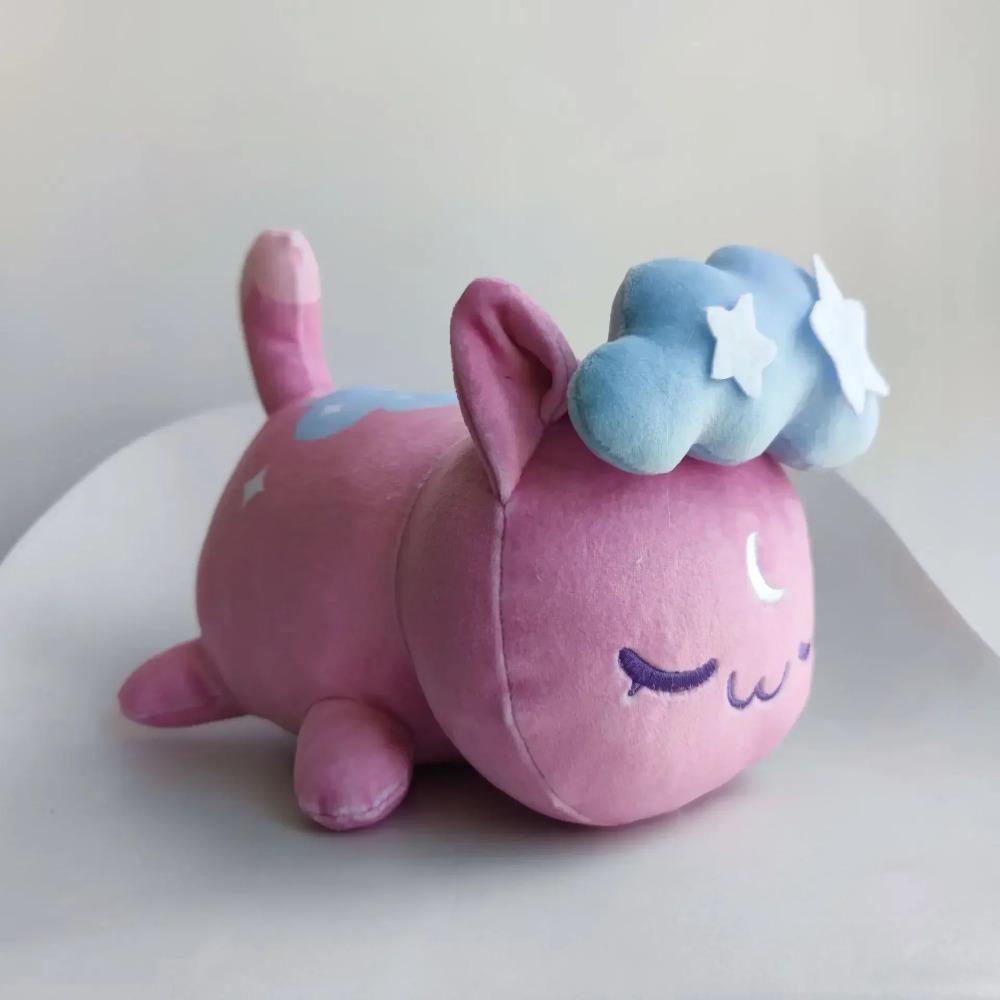 

Aphmau Meows Cat Плюшева іграшка Soft Meemeow Фаршировані ляльки Donut Cat Kawaii French Cheeseb Fryurger Food Plushies Різдвяні подарунки