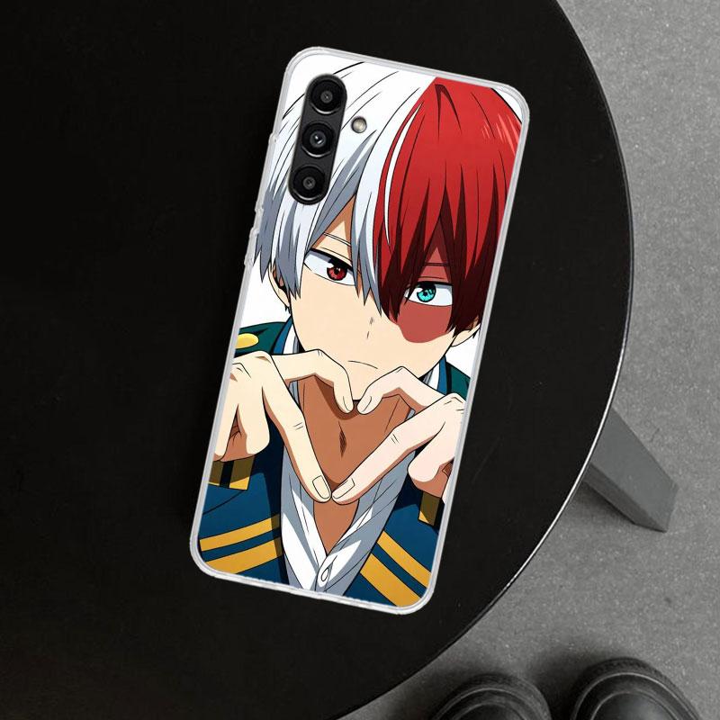 Todoroki Shoto MHA My Hero Phone Case Cover for Samsung Galaxy A17 A16 A26 A36 A56 A57 A37 A15 A25 A35 A55 A14 A24 A34 A54 A13 A