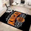 Kober s potiskem loga Knicks - Měkký, omyvatelný, protiskluzový vnitřní kobereček pod kancelářské židle, do obývacího pokoje, domácí kanceláře, dekorativní kobereček