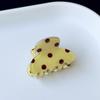 Cute Polka Dot Hair Claw Non-Slip Acrylic Hair Clamps New Mini Hair Clips  For Women