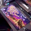 Genshin Impact Mauspad Anime Ästhetik Gaming Verriegelungskante Großes Computerspiel Großes Gummi-Mauspad Laptop-Matte Schreibtischzubehör