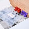 9 Cavity Flexible Pendant Mold Craft Molds Bone Shape Keychain Mould Crafting Accessories Present for Crafting Lover