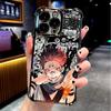 Jujutsu Kaisens Itadori Yuji Plating Phone Case For Samsung S25 S24 S23 S22 S21 S20 FE Note20 Edge Plus Ultra 4G 5G Anti Fall