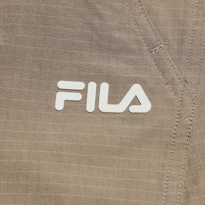 Fila Original Fashion Simple Sports Personality Trend Classic Retro Workwear Loose Woven Casual Pants Women Bottoms Mountain-Moon-Brown F11W629811FBN